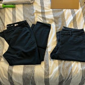Two pairs black pixie pants